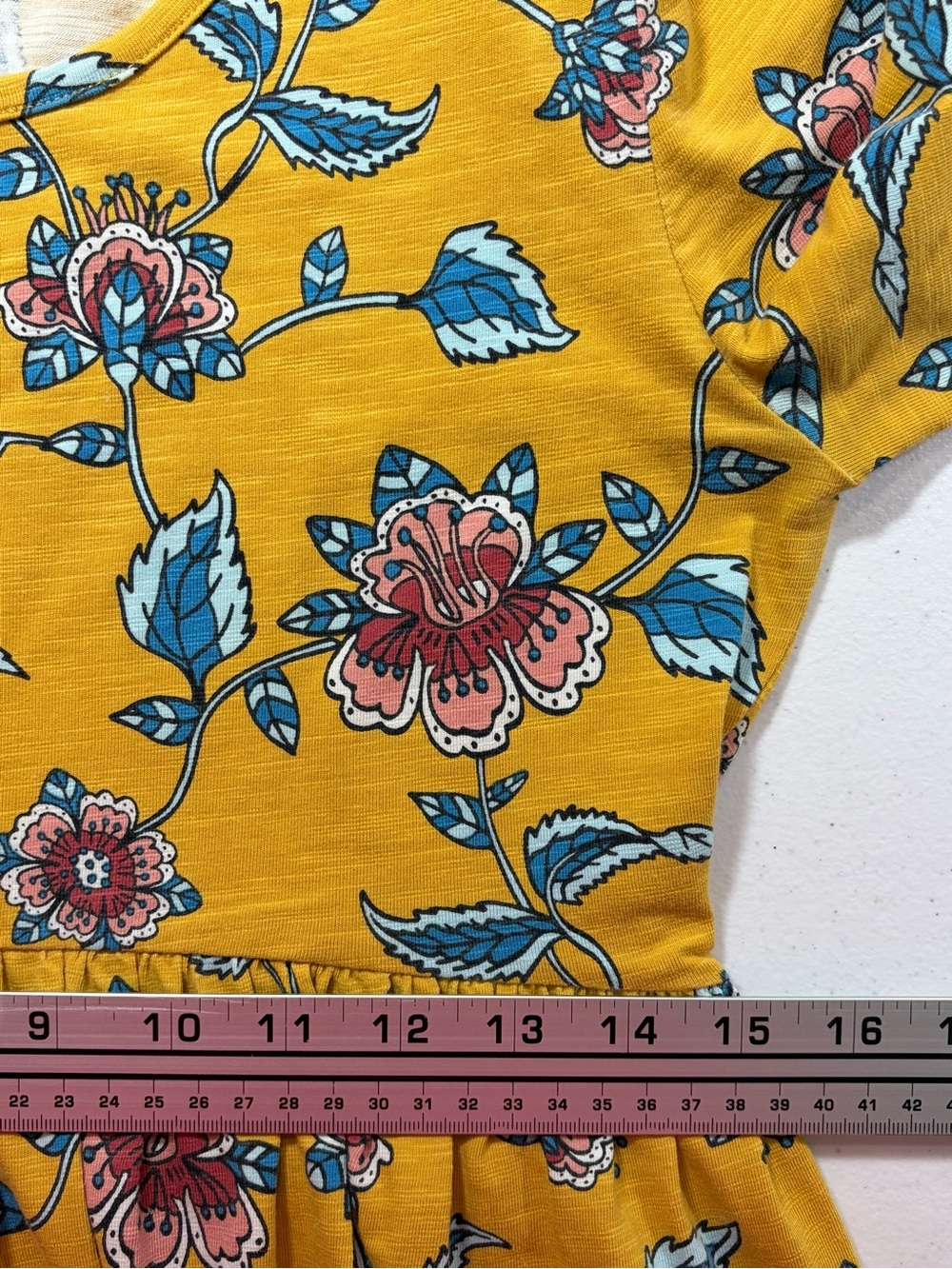 Matilda Jane Mustard Floral Mini Dress (XS) - Picture 5 of 8